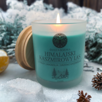 Himalajski Kaszmirowy Las świeca sojowa 300 ml
